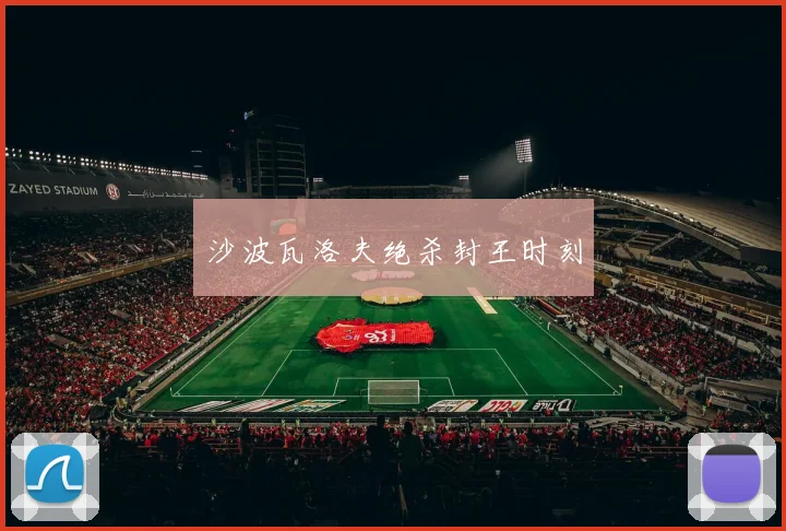 沙波瓦洛夫绝杀封王时刻